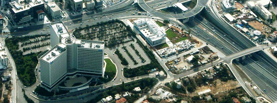 Das ehemals staatliche griechische Telekommunikationsunternehmen OTE wurde bereits privatisiert (hier das Verwaltungsgebäude der OTE Hellenic Telecommunications Organization S.A in Marousi, Athen).