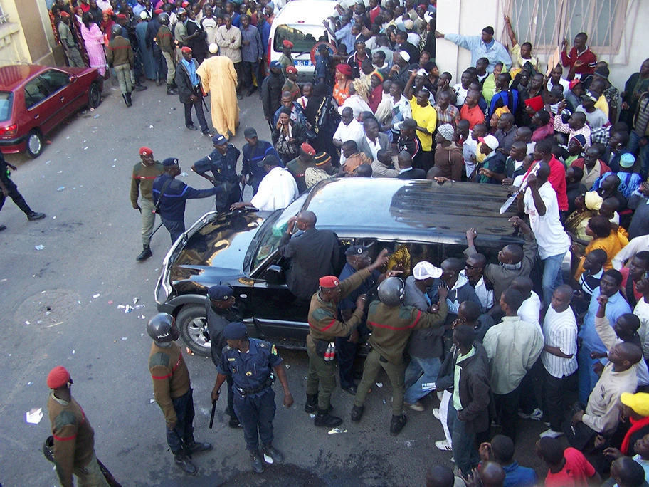 Demonstration in Dakar, Senegal.