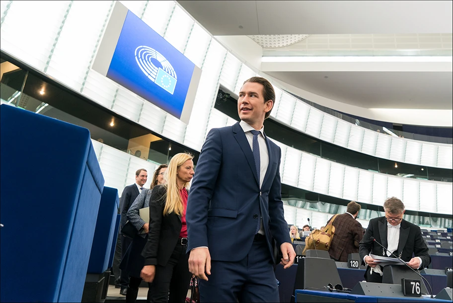 Sebastian Kurz, Bundeskanzler der Republik Österreich, Januar 2019.