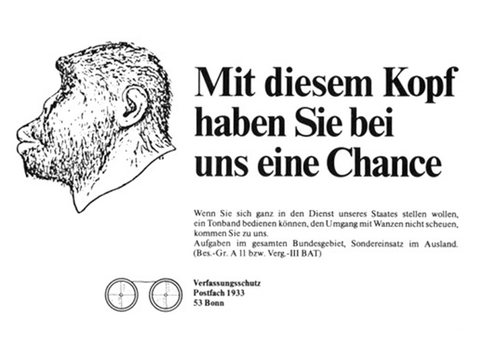 BND - Mit diesem Kopf haben sie bei uns eine Chance