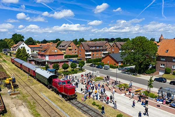 Bahnhof Bleckede, 29. Juni 2025.