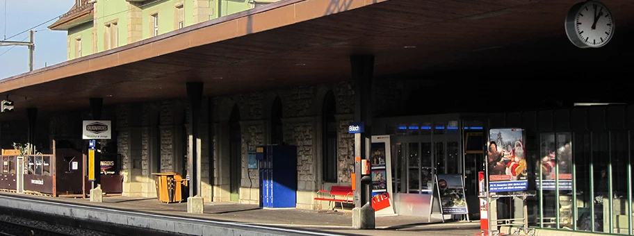 Bahnhof in Bülach.