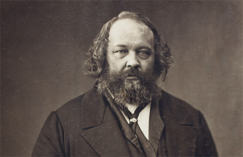 Mikhail Bakunin, etwa 1860.