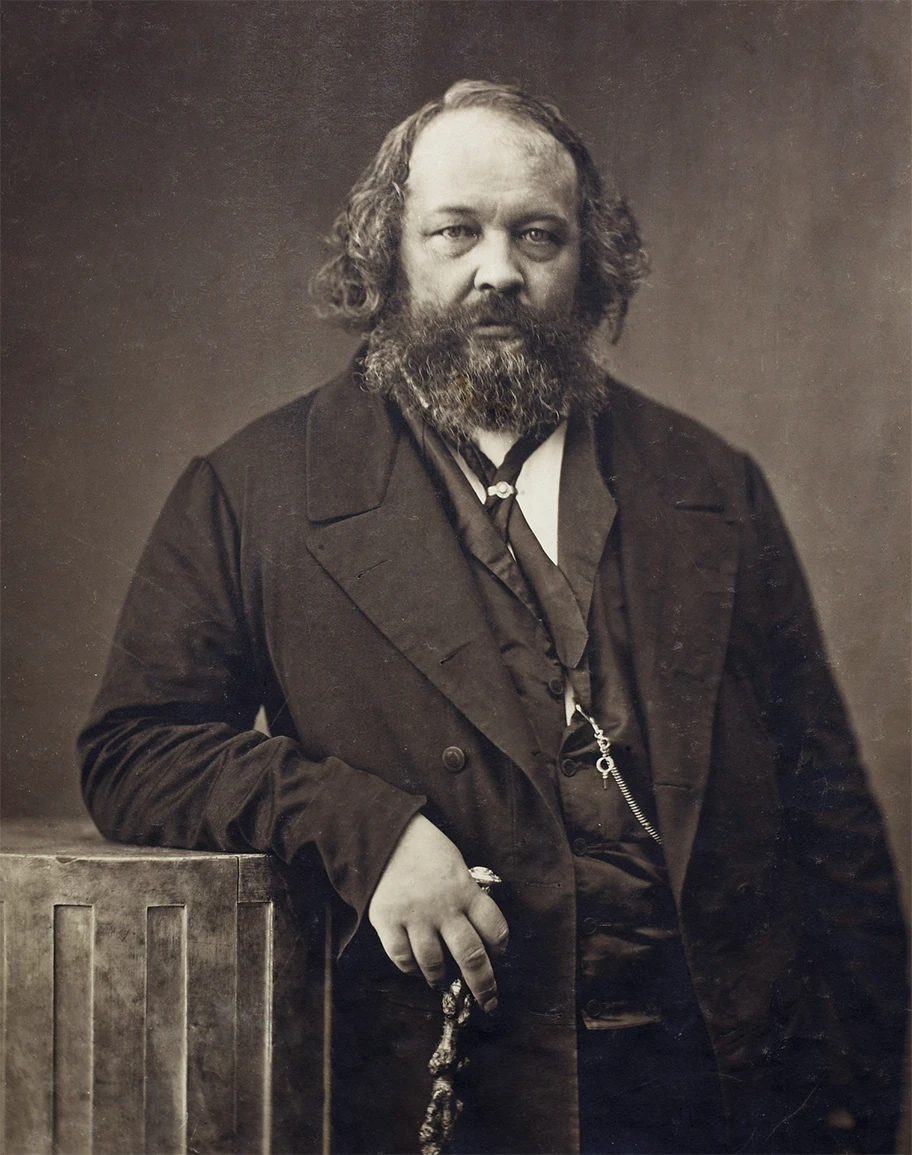 Mikhail Bakunin, etwa 1860.