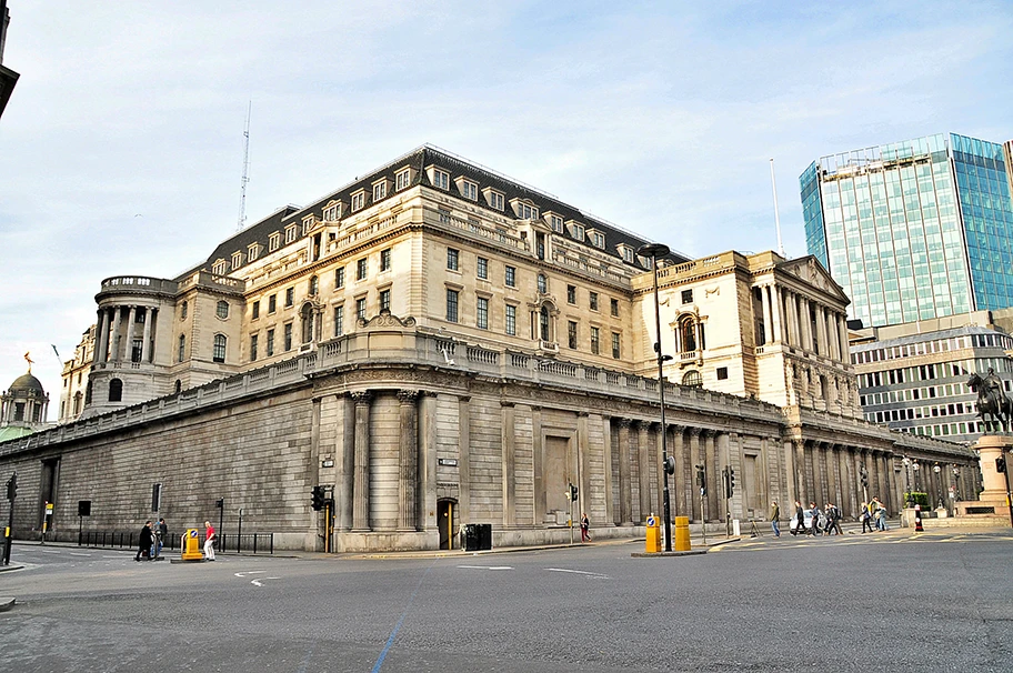 Banque d'Angleterre, Londres.