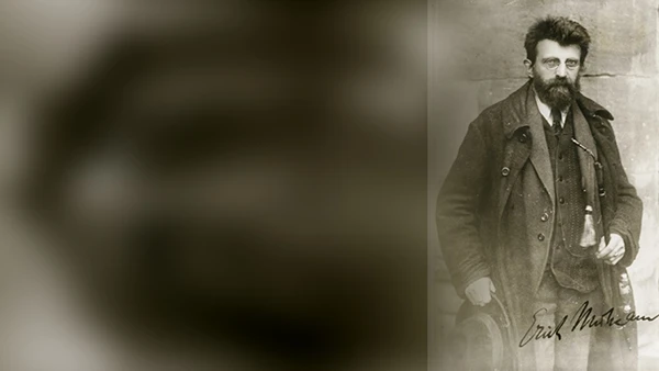 Erich Mühsam (1878–1934) in der Festungshaftanstalt Ansbach.