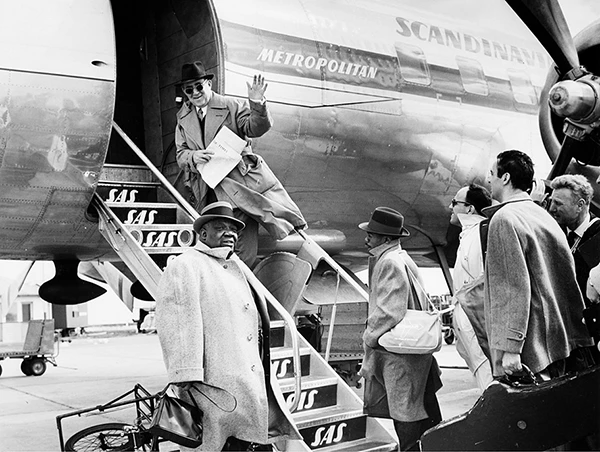 Der amerikanische Jazzmusiker Benny Goodman 1958 in Kopenhagen.