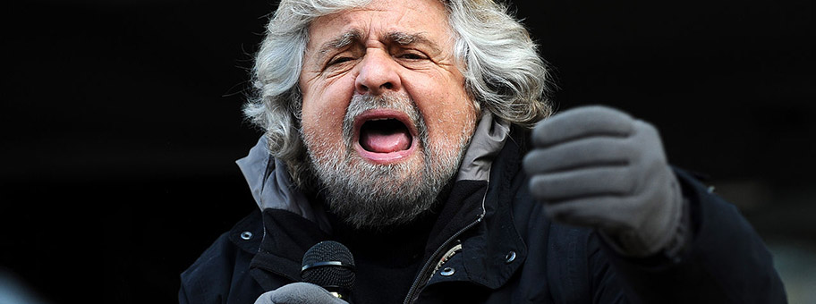 Die selbsternannte Bürgerbewegung des Komikers Beppe Grillo hat bei den Parlamentswahlen das beste Einzelergebnis eingefahren.