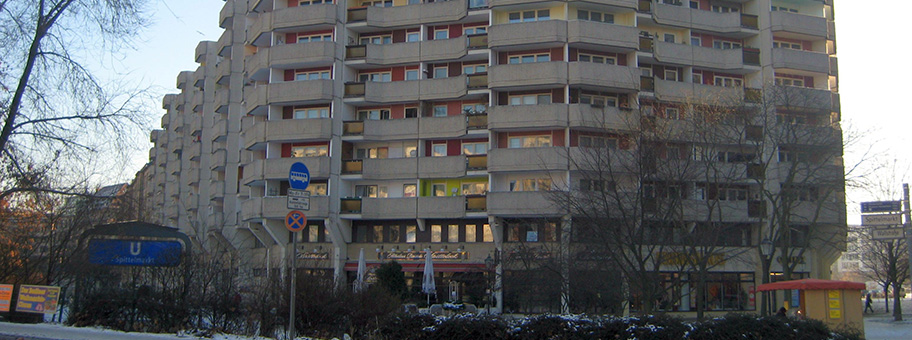Wohnblock am Spittelmarkt in Berlin-Mitte.