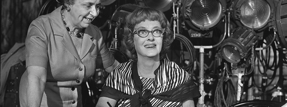 Die US-amerikanische Bühnen- und Filmschauspielerin Bette Davis, September 1964.