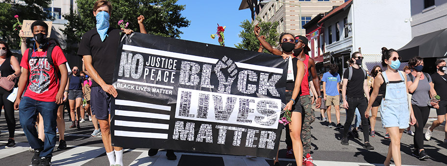 Black Lives Matter Protest in Washington D.C., September 2020.