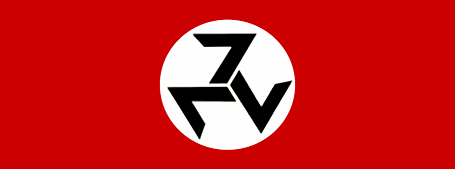 Fahne der „Afrikaaner Widerstandsbewegung“, einer rechtsextreme Burenbewegung in Südafrika.