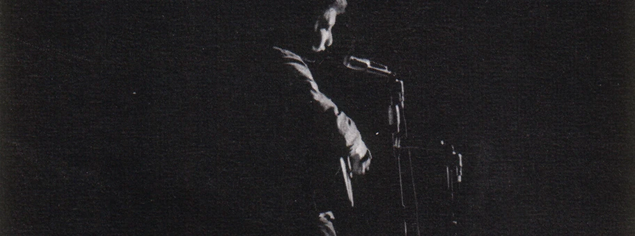 Bob Dylan an der St. Lawrence University in New York am 26. November 1963.