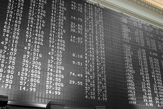 Wiener Börse (Stock Exchange) in Wien, innere Stadt.