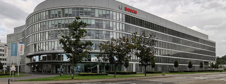 Bosch IT Campus in Stuttgart-Feuerbach, August 2021 (2017 eröffnet).