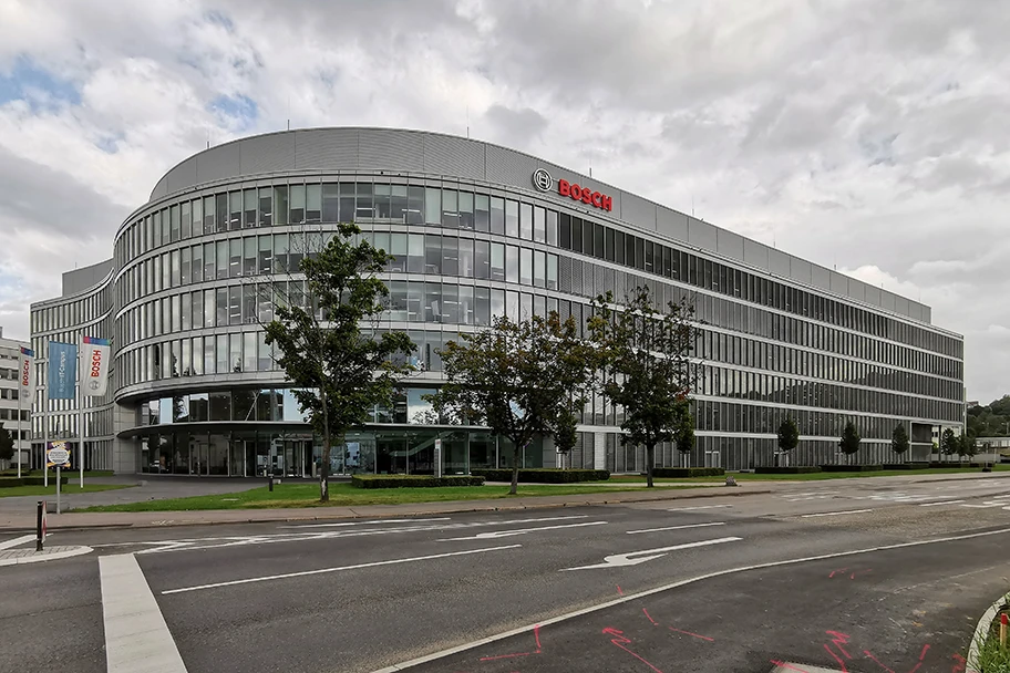 Bosch IT Campus in Stuttgart-Feuerbach, August 2021 (2017 eröffnet).