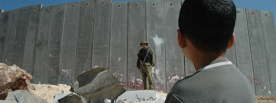 West Bank Barrier, August 2004.