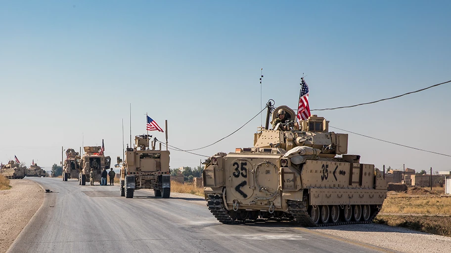 US-Konvoi im Osten Syriens, November 2019.