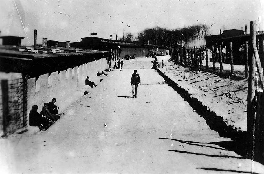 Befreiung des Konzentrationslager Buchenwald, April 1945.