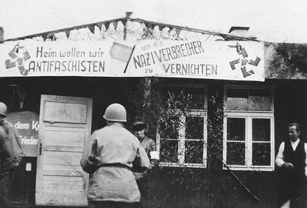 Befreiung des Konzentrationslager Buchenwald, April 1945.
