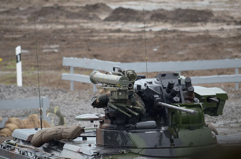 Marder der Bundeswehr an der ILÜ 2012.