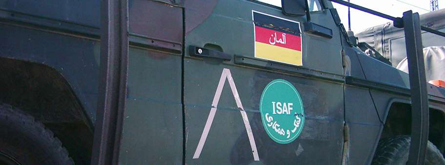 Mercedes Wolf, Seitenansicht mit Kennzeichnung für Afghanistan-Einsatz, September 2006.