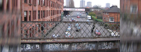 Arbeiterviertel in Glasgow.