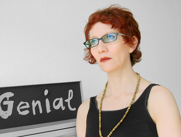 Die deutsche Autorin und Netzkünstlerin Cornelia Sollfrank.