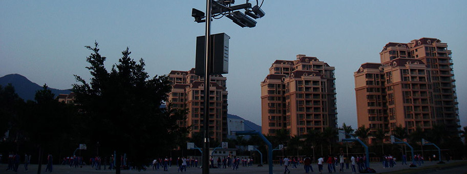 Überwachungskameras in der südchinesischen Stadt Zhaoqing.