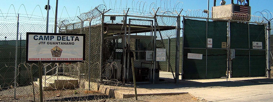 Camp Delta in Guantanamo Bay auf Kuba.