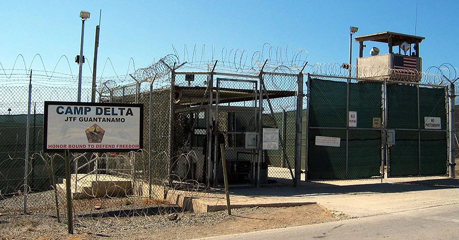 Camp Delta in Guantanamo Bay auf Kuba.