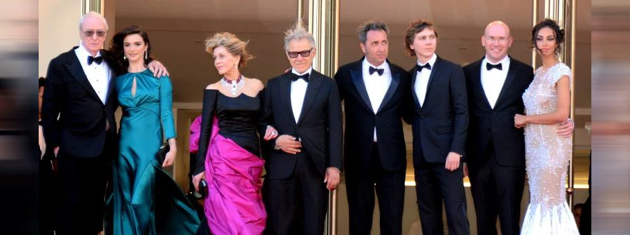 Die Schauspieler des Films «Ewige Jugend» bei der Präsentation in Cannes, Mai 2015.