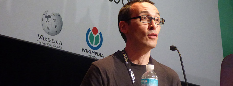 César Rendueles während einer Wikimedia-Konferenz, Juli 2015.