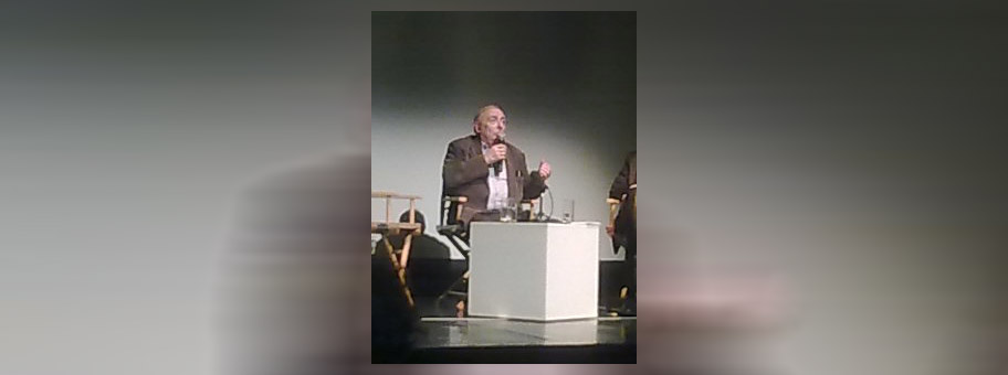 Claude Chabrol im Cinéma Espace 1789, November 2009.