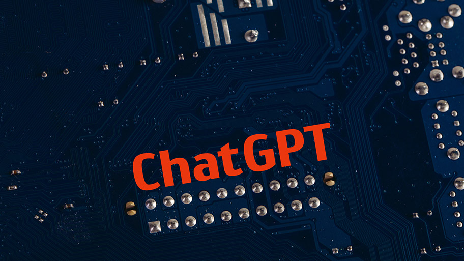 ChatGPT als textgenerierende KI.