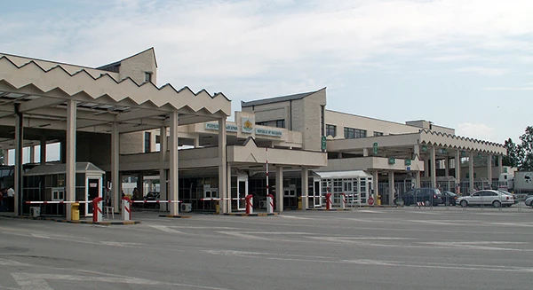 Checkpoint Kulata an der griechisch-bulgarischen Grenze.