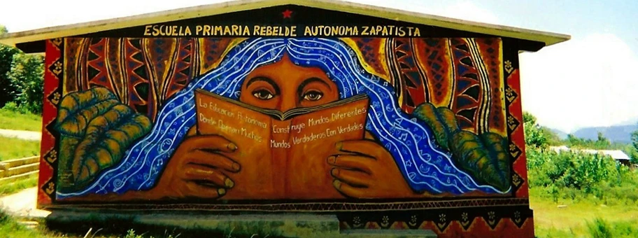 Selbstverwaltete Primarschule in Oventic, Chiapas.