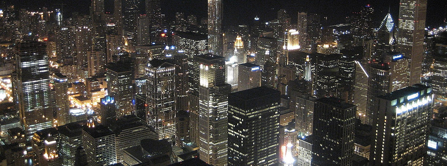 Skyline von Chicago.