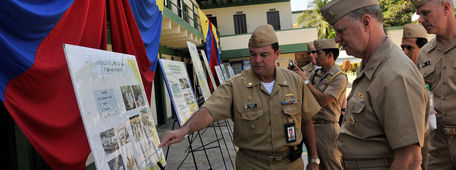 Auslandeinsatz einer US-Armeeeinheit in Kolumbien, Dezember 2009.