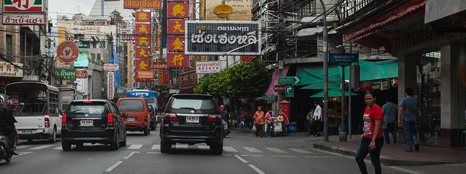 China Town in Bangkok, Thailand.