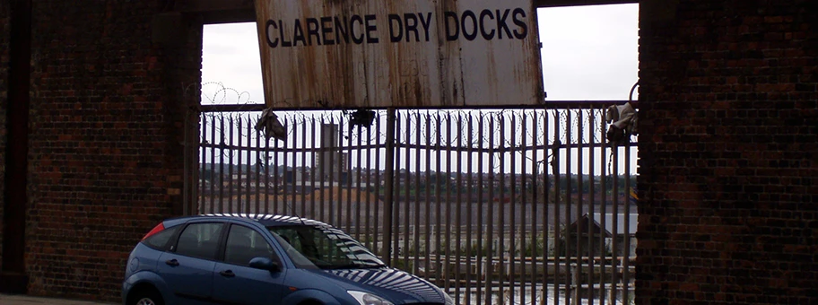 Clarence Dry Docks in Liverpool.