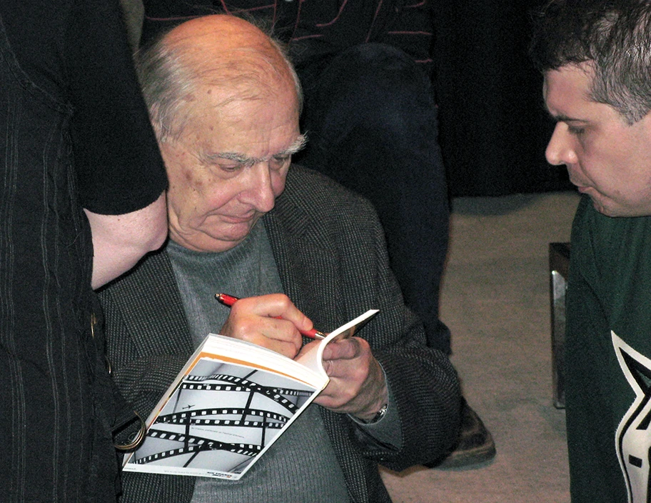 Claude Chabrol im November 2008 in Amiens (Somme, Frankreich).