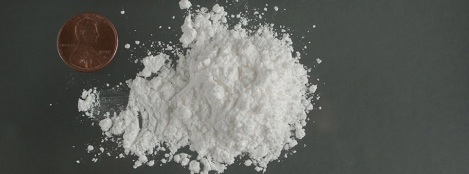 Kokain in Pulverform.