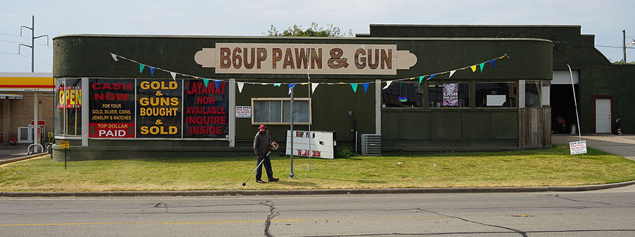 Waffen-Shop in Commerce, Texas, USA.