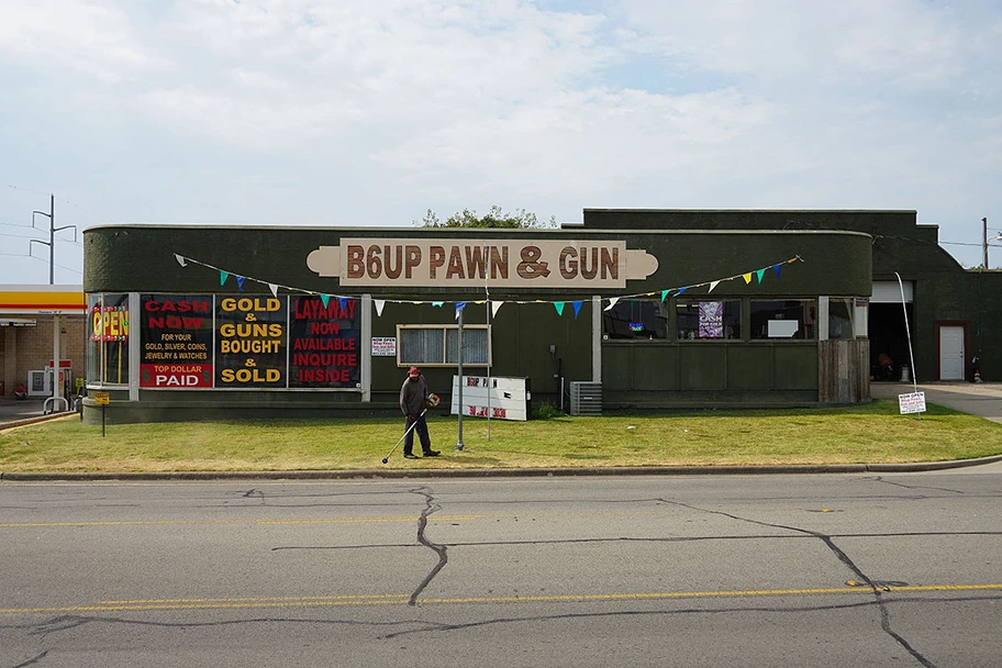 Waffen-Shop in Commerce, Texas, USA.