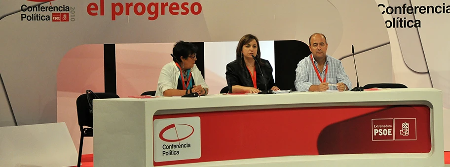 Wahlkampf der PSOE in Spanien, 25. September 2010.