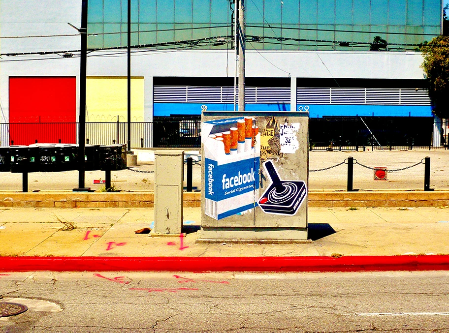 Street Art in Los Angeles auf der La Brea Avenue.