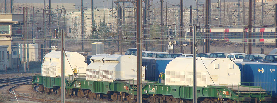 Castor Transport nach La Hague in Frankreich.