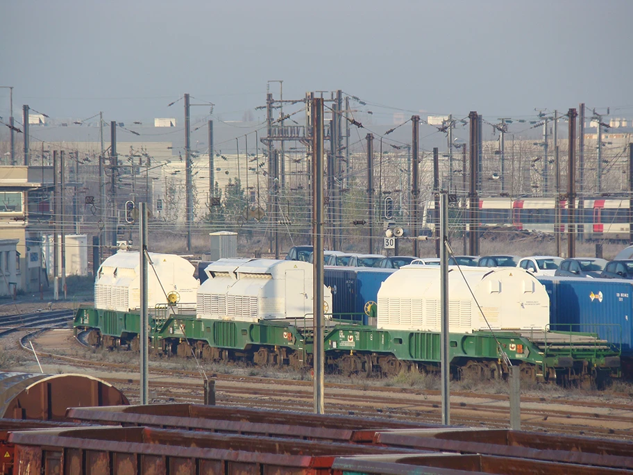 Castor Transport nach La Hague in Frankreich.