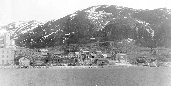 Kryolith Mine in Grönland, 1940.